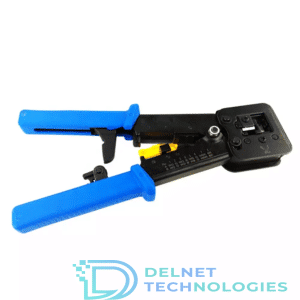 Pass-Through RJ45 Crimping Tool for Cat5e and Cat6